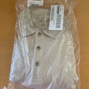 Men’s large, tan Egyptian cotton made, brand new out of package, from Ultra club